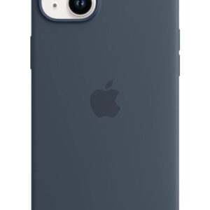 Coque Apple iPhone 14 Plus Bleu Nuit (Bleu Orage) – Silicone Originale avec MagSafe
