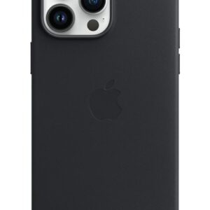 Coque Apple iPhone 14 Pro Max en Cuir Noir – Originale avec MagSafe