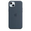 Coque Apple iPhone 15 Plus Silicone Bleu Nuit – Originale MagSafe 1 techandcie.comcoque apple iphone15plus bleunuit magsafe