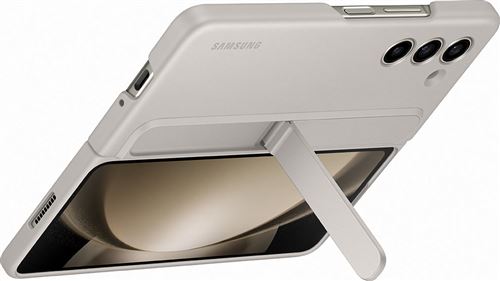 Coque Samsung Galaxy Z Fold 5 Crème – Étui officiel avec lanière et support intégré (fonction stand) 5 techandcie.comcoque stand galaxy z fold 5