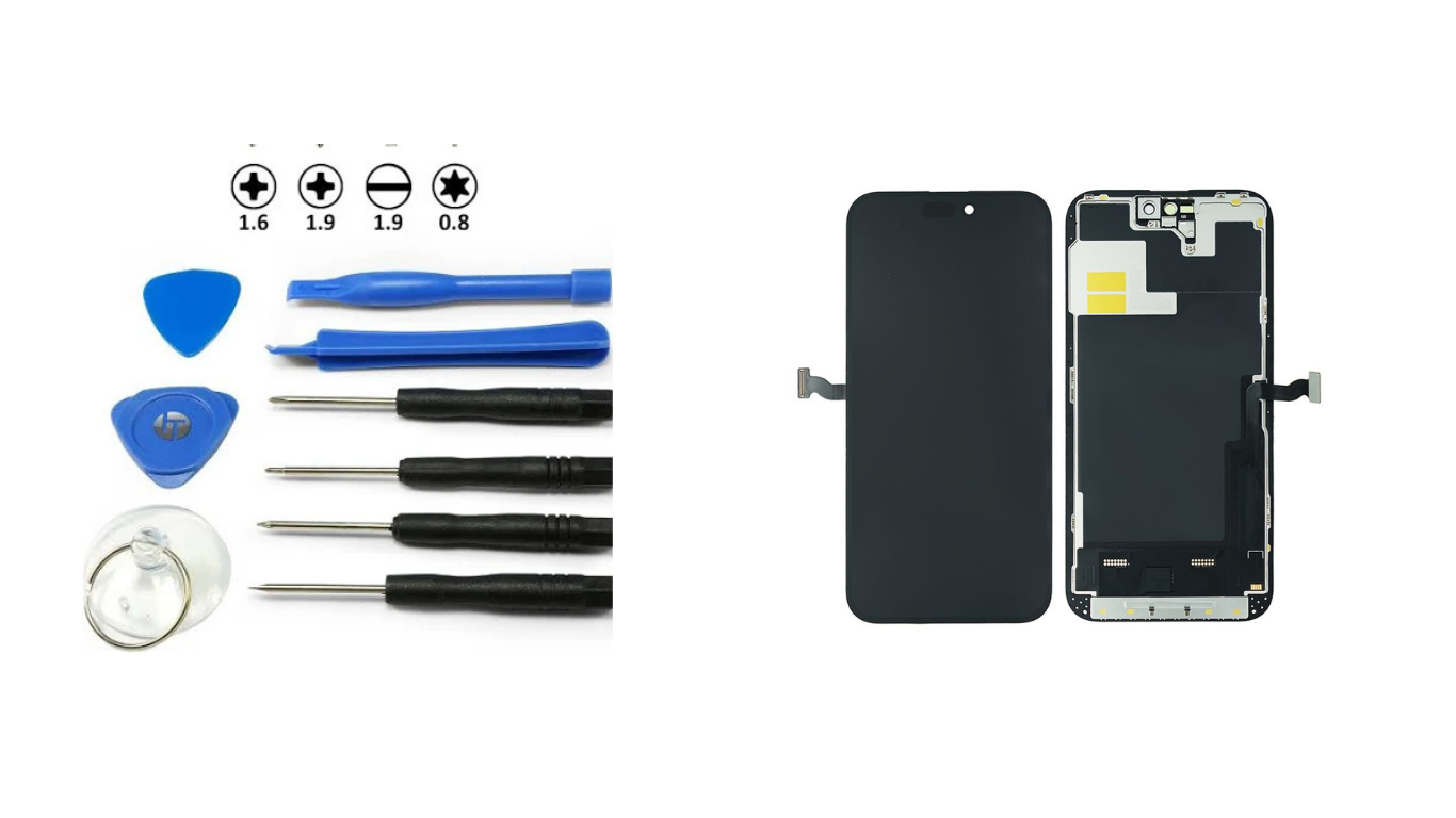 Écran iPhone 14 Pro Max (In-Cell) + Kit outils – Écran LCD HD720p compatible Apple 2 techandcie.comecran iphone14promax incell kit