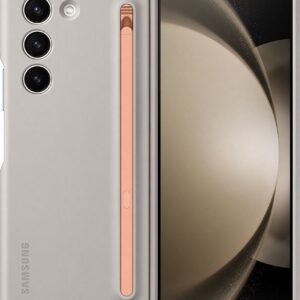Coque avec S Pen intégré pour Samsung Galaxy Z Fold 5 – Couleur Crème – Étui officiel Samsung