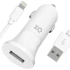Chargeur Voiture XQISIT 2.4A avec Câble Lightning – Blanc 1 90101801 61a3 4518 ba1a 813b9102dfa9
