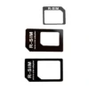 Adaptateurs SIM XQISIT – Nano & Micro SIM vers Standard – Noir 1 proxy