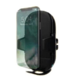 Support Voiture XQISIT 2-en-1 avec Chargeur Sans Fil 15W Qi & Capteur Infrarouge – Noir