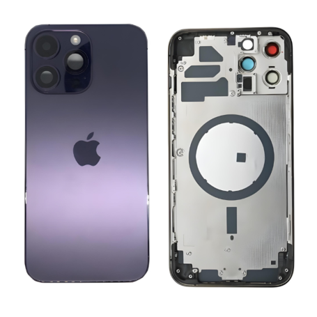 Châssis vide compatible iPhone 14 Pro Max violet – Origine démonté Grade B | Tech and Cie 3 chassis vide iphone 14 pro max violet origine demonte grade b tech and cie