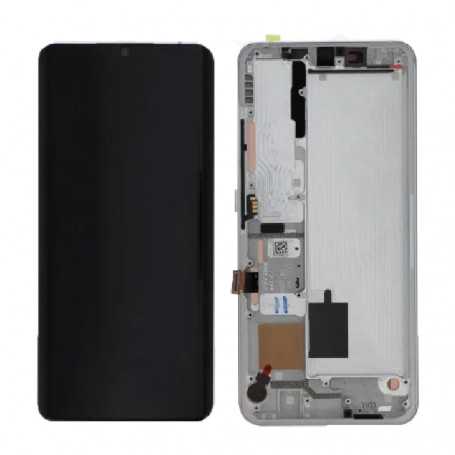 Écran compatible Xiaomi Mi Note 10 et Note 10 Pro blanc avec châssis – Remplacement complet | Tech and Cie 3 ecran xiaomi mi note 10 note 10 pro blanc avec chassis tech and cie