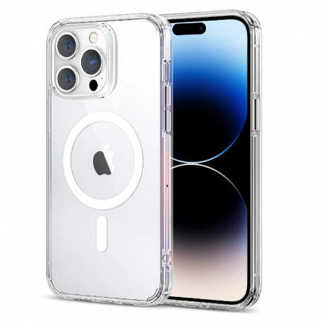 Coque transparente MagSafe iPhone X à iPhone 17 – Polycarbonate + TPU 2 coque transparente avec magsafe pour iphone x 16 pro max 2