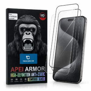 Verre Trempé iPhone 16 Pro Max – Protection Écran 9H HD Anti-Rayures et Anti-Chocs
