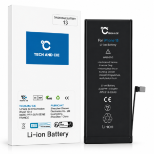 Batterie de Remplacement Diagnostiquable Premium pour iPhone 13 – 3227 mAh avec Adhésifs de Fixation