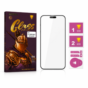 Verre Trempé iPhone 15 Pro Max – Protection Écran 9H HD Anti-Rayures et Anti-Chocs